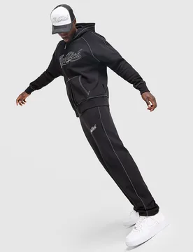 Mens Joggers Fadez - Nero, nero nero Uomo taglia S - Hoodrich - FashionsVida