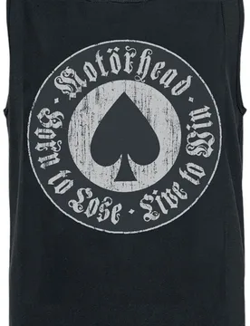 Tank-Top - Born To Lose - M bis 4XL - für Männer - Größe M - schwarz - Lizenziertes Merchandise! - Männer - male - Motörhead - FashionsVida