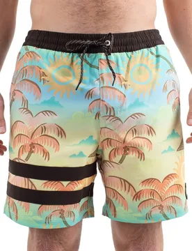 Short De Bain Phntm Eco Block Party Volley 17´´ Pineapple XL - Hurley - FashionsVida