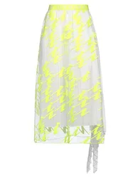 Falda midi Mujer Amarillo 34 Mujer