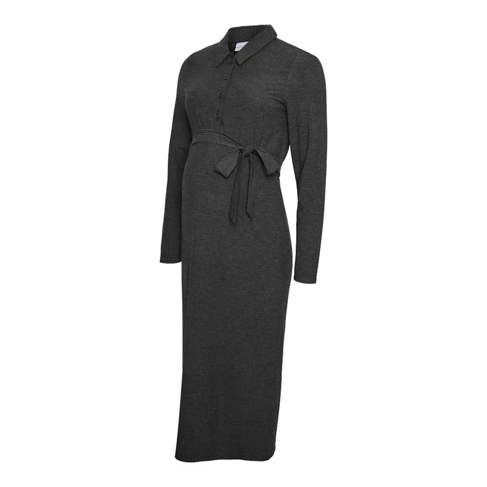 Vestito A Maniche Lunghe Elly Maternity - Mamalicious - FashionsVida