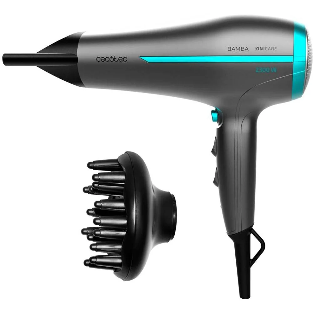 Secador de pelo IoniCare 5200 Aura Black - Cecotec - FashionsVida