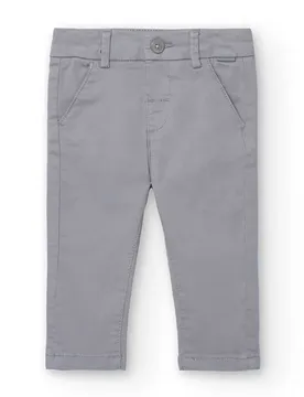 Boboli Pantalon Stretch Satin Fog 7 Années Garçon