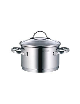 Kochtopf Provence Plus Bratentopf mit Deckel 16cm/1,9l silber baby