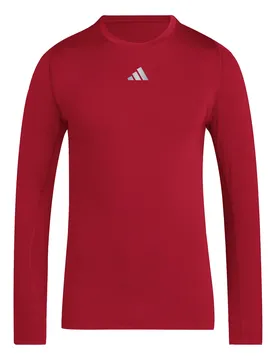 Langärmeliges Unterziehshirt Techfit - Rouge - male - Size: M