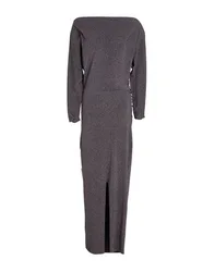 Vestido midi Mujer Plomo 38,44 Mujer