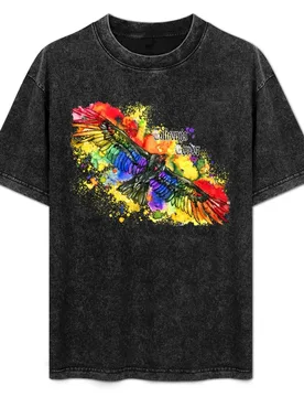 Pride Vultures: Rainbow California Condor T-Shirt Large Size Loose Casual Tee - Aliexpress - FashionsVida