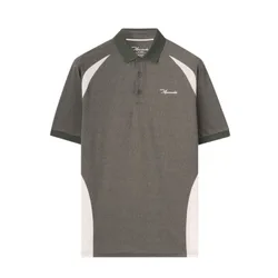 Polo Nash Tech Tour Style, oliv/sand xl