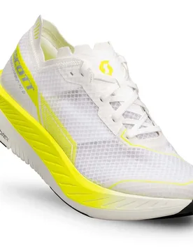Speed Carbon Rc 2 Running Shoes White / Safety Yellow UK 5 Women - Scott - FashionsVida