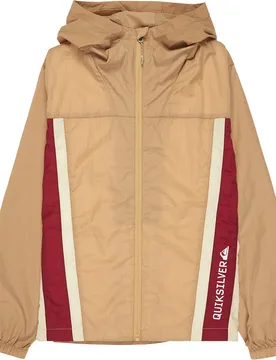Giacca Impermeabile Clicker Windbreaker Khaki 10 Anni - Quiksilver - FashionsVida