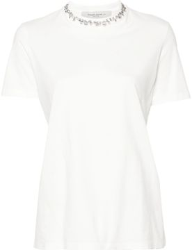 Short Sleeve T-shirt with Double Gold Star - Size S