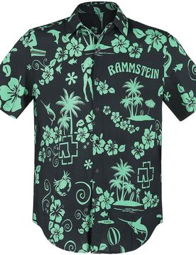 Kurzarmhemd - Mein Land - S bis 5XL - für Männer - Größe S - schwarz/grün - Lizenziertes Merchandise! - Männer - male