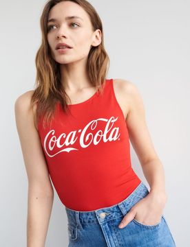Sinsay - Body Coca Cola - rosso