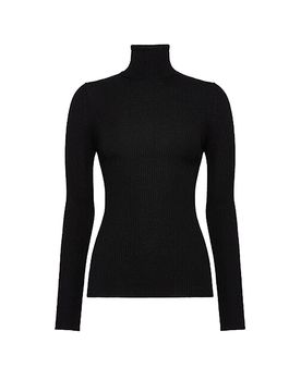 Rollkragenpullover schwarz M damen