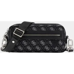 Bandolera de hombre tipo camera bag de formato horizontal con doble compartimento