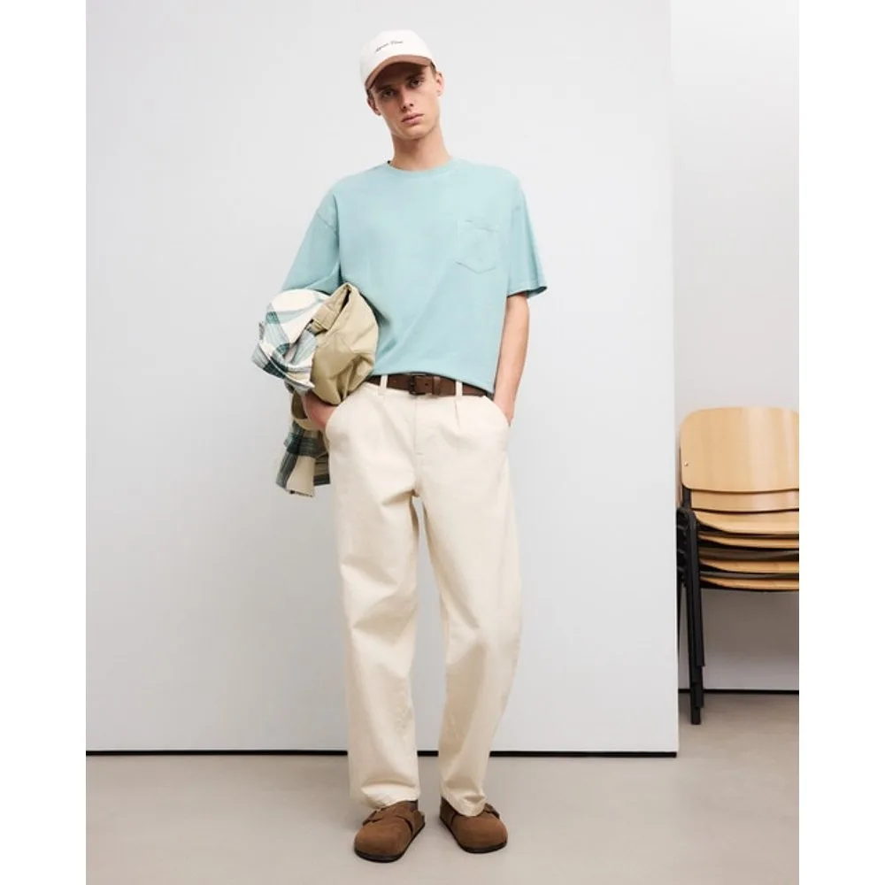 Camiseta manga corta overdye bolsillo - Green Coast - FashionsVida