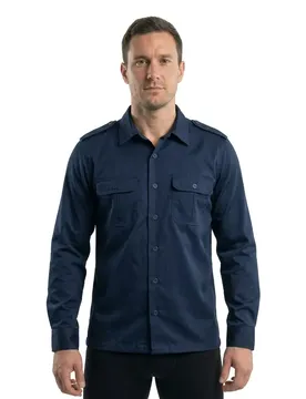 Camicia A Maniche Lunghe Us Navy 2XL