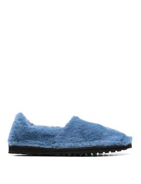Mocassini slip-on in pelliccia sintetica