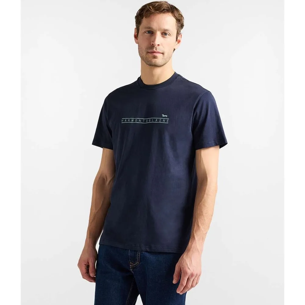 Harmont&Blaine - Camiseta de hombre con logo básica - Harmont&Blaine - FashionsVida