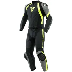 Tuta Moto Divisibile AVRO 4 2pcs Nero Grigio Fluo taglia 48
