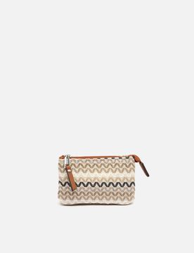 Tarvos porte-monnaie imprimé jacquard avec fermeture éclair