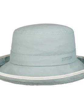 Lonoke Delave Cloth Hat by - mint green - Female - Size: M (56-57 cm) - Stetson - FashionsVida