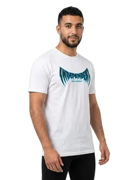 T-shirt à Manches Courtes Voltage Span White M - Independent - FashionsVida