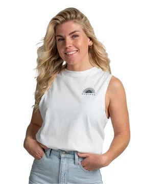 T-shirt Sans Manches True Peak White M - Duotone - FashionsVida