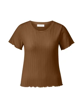 Rib T- Shirt female - L - FashionsVida