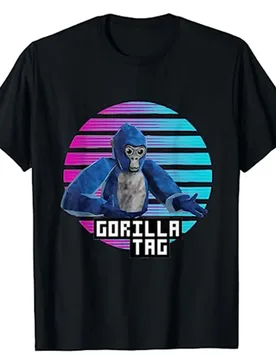 Retro Gorilla Tag Monke VR Gamer for Kids, Adults, Teens T-Shirt Funny Birthday Decorations Tee Gift Boys Fashion Graphic Outfit - Aliexpress - FashionsVida
