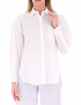 Camicia in cotone BIANCO 40 - Patrizia pepe - FashionsVida