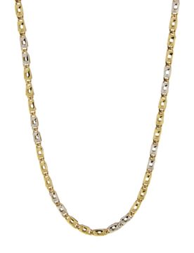 Collana Uomo Oro Giallo Bianco GL101411