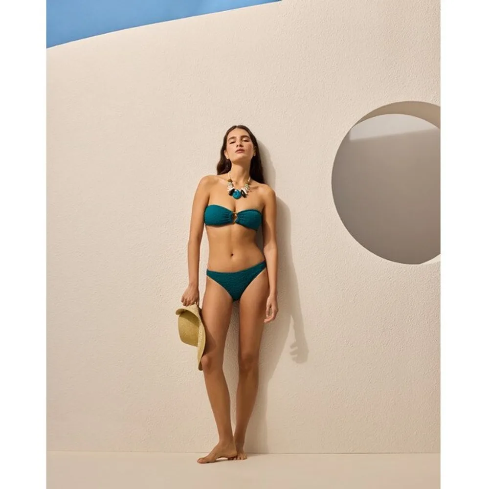 Braga de bikini de poliamida lisa de mujer - Énfasis - FashionsVida