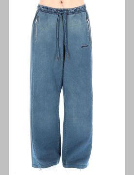 Distressed Slouch Fit Trousers