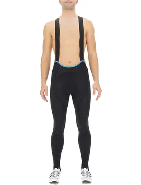 Salopette Larga Biking Race Deepwinter Black / Turquoise - Uyn - FashionsVida