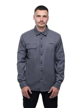 Camicia A Maniche Lunghe Vertex Grey