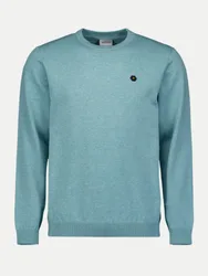Pullover mit Melange-Optik Blau 3XL