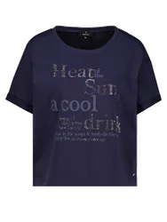 T-Shirt dunkelblau 46 damen