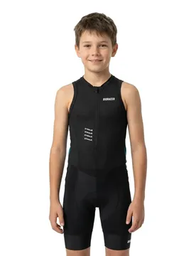 Triathlon Senza Maniche Icon Black Petrol 128 cm