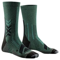 Hike Perform Merino Crew Socks Dark Sage / Black UK 3-5 Men,Women