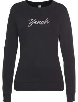BENCH Sudadera gris claro / negro