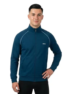 Sweat-shirt à Zip 50515307 Turquoise/Aqua M - BOSS - FashionsVida