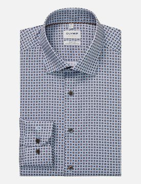Body-Fit Hemd Level Five Blau 38