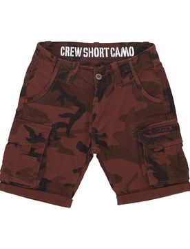 Pantalone Corto Uomo Crew Short Camo Burned Camo