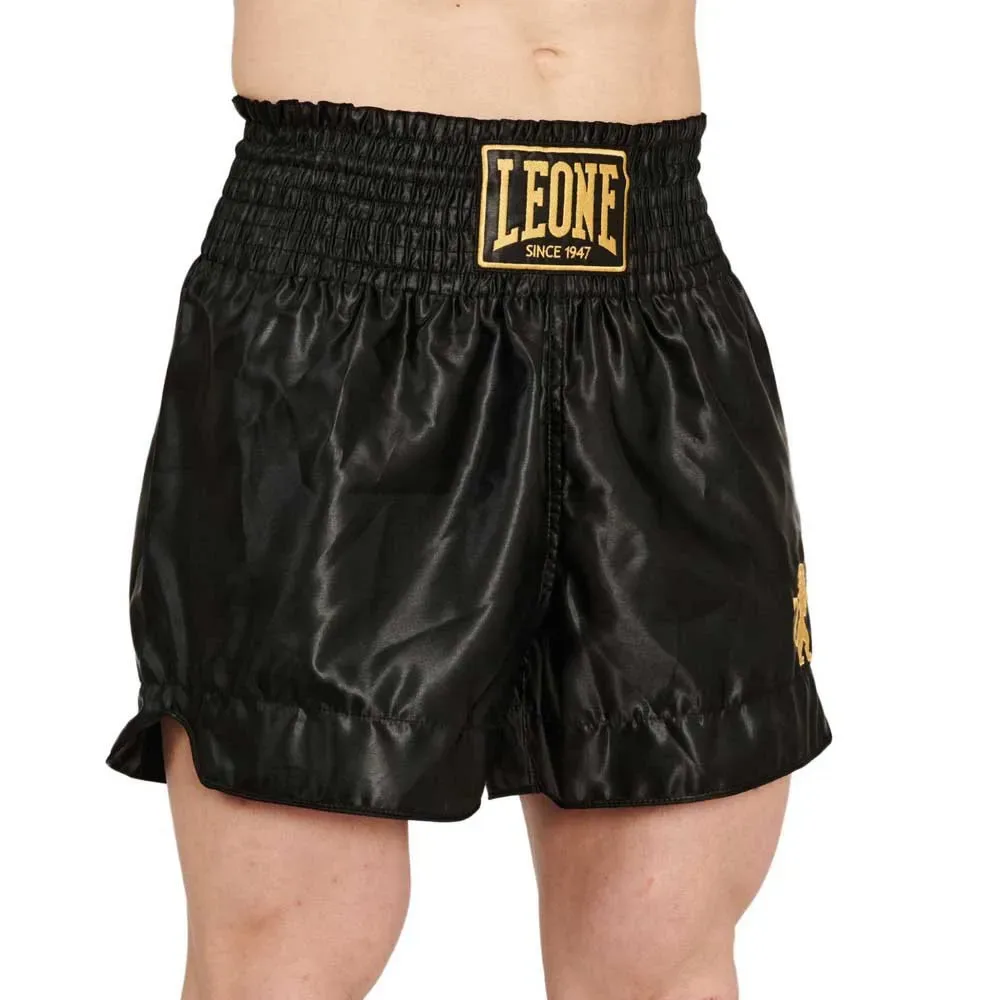Shorts De Boxe Thaï Basic 2 Black M - Leone1947 - FashionsVida