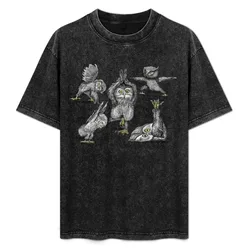 Yoga pose T-Shirt Simple Casual Short Sleeve Tee