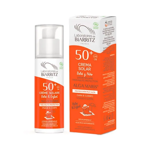 Crema Solar NiÃ±os Spf 50+ - LABORATORIOS BIARRITZ - FashionsVida