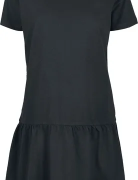 Kurzes Kleid - Ladies Valence Tee Dress - XXL - für Damen - Größe XXL - schwarz - Frauen - female - Urban classics - FashionsVida