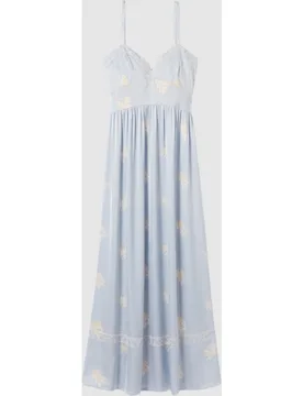 Vestido midi fluido con tirantes - CLAUDIE PIERLOT - FashionsVida