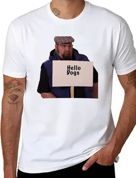 Gustavo Hello Dogs T-Shirt cotton t shirt man man t shirt luxury T-Shirt - Aliexpress - FashionsVida